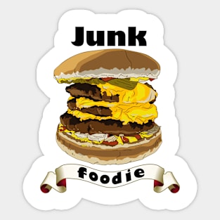 Junk Foodie! Sticker